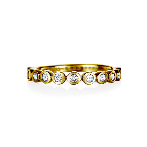 結婚指輪 ウォータードロップ ~クラシカルな水玉模様~ DM-146/Ladies